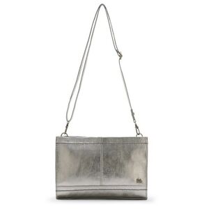The Sak Gold Leather Iris Demi Learher Crossbody Pyrite Metallic Two Way
